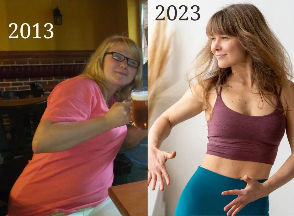 Proměna ženy s nadváhou v ženu s vypracovanými svaly a pružným tělem